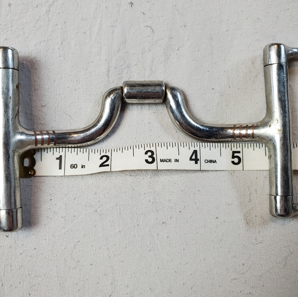 Myler Dee Bit with Hooks with Narrow Low Ported Barrel - Picture 3 of 4